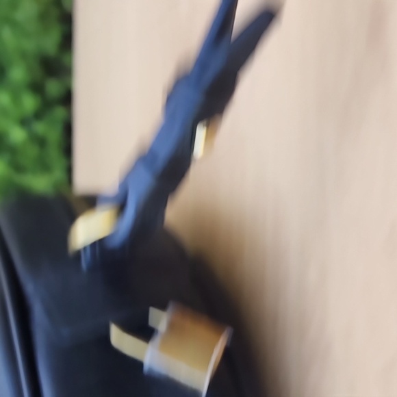 J. Crew Black circle bag in Italian leather with initials with Lock and keys - Picture 7 of 15